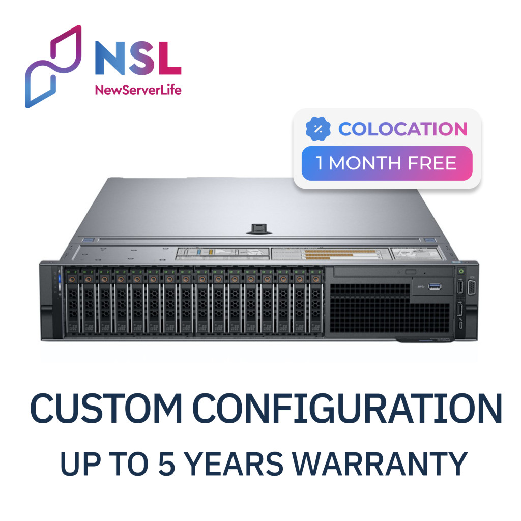 DELL R740 16SFF Server 2x Gold 6148 2.4GHz =40 Cores 64GB H730p 4xRJ45