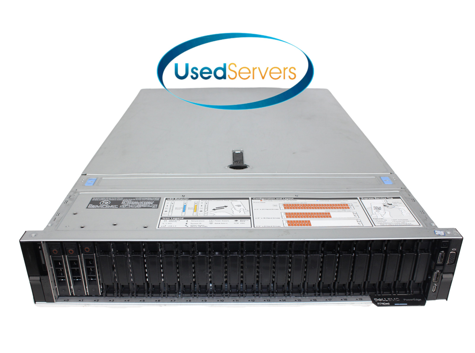 Dell Poweredge R740XD 28SFF Custom Build Up to 36Cores 512GB RAM 43.2TB Storage