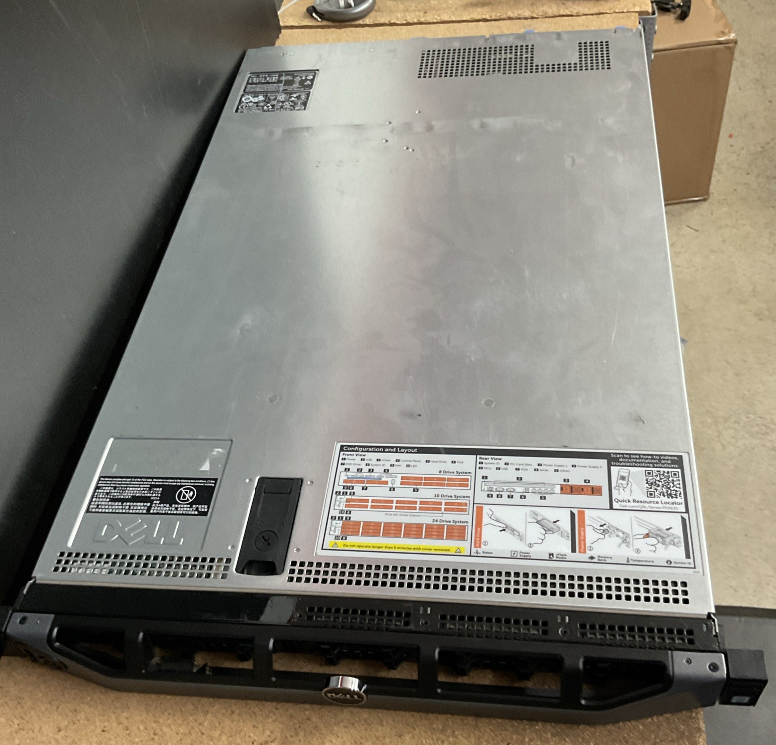 Dell Poweredge R630 Rack Server Tested Working