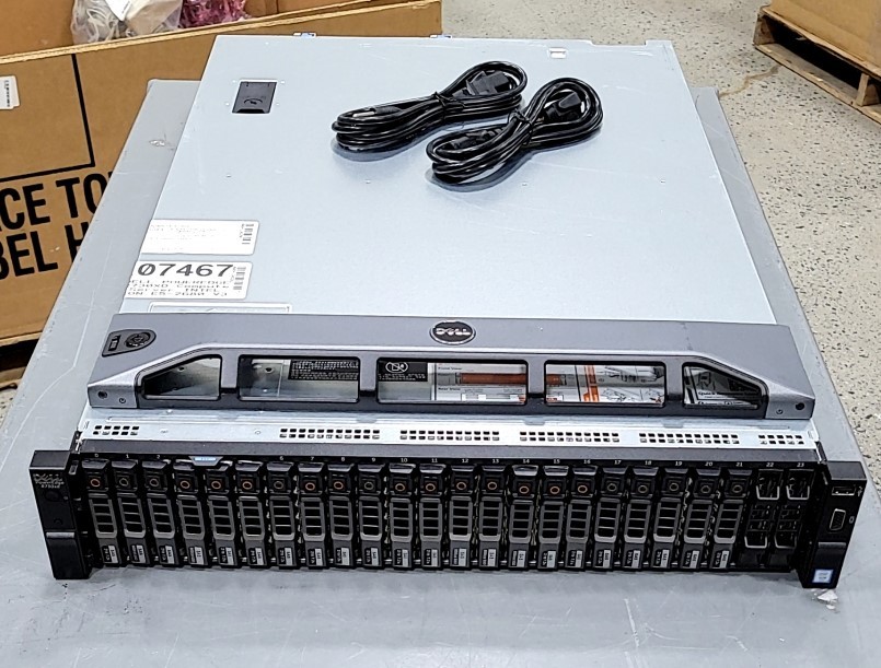 DELL POWEREDGE R730XD 24×2.5″ Server INTEL XEON E5-2680 V3 2.13GHz 128GB