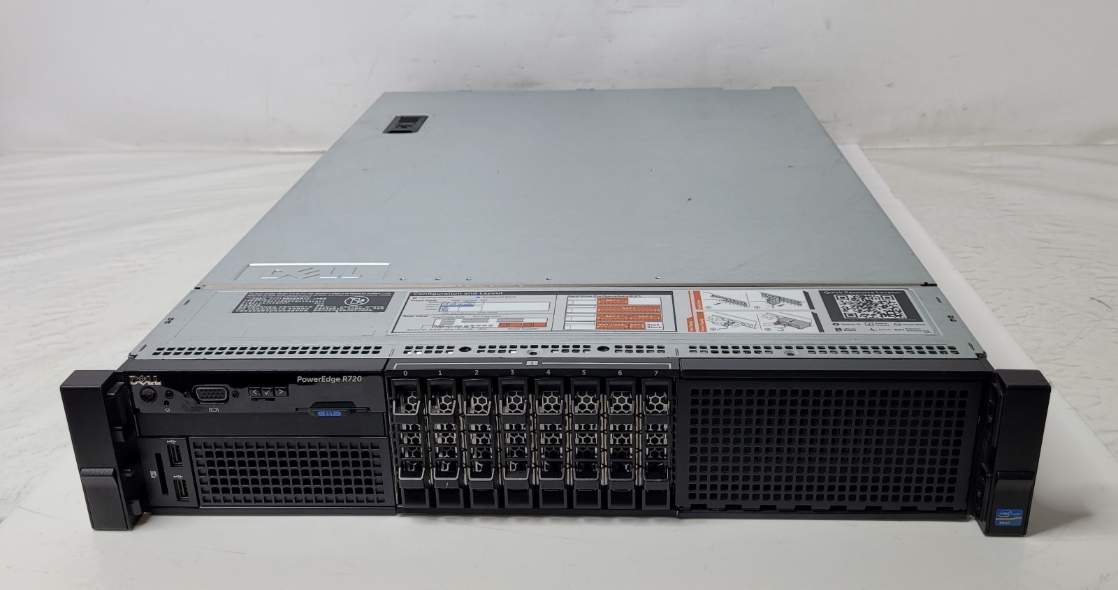 Dell PowerEdge R720 Dual Intel Xeon E5-2640 @2.50GHz 128GB RAM No HDD H710P