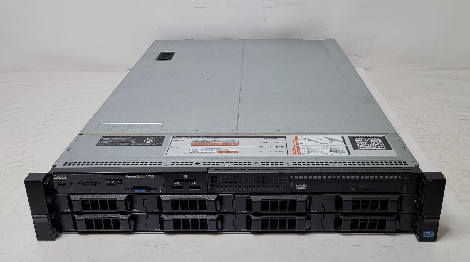 Dell PowerEdge R720 Single Intel Xeon E5-2620 @2.00GHz 64GB RAM No HDD H310
