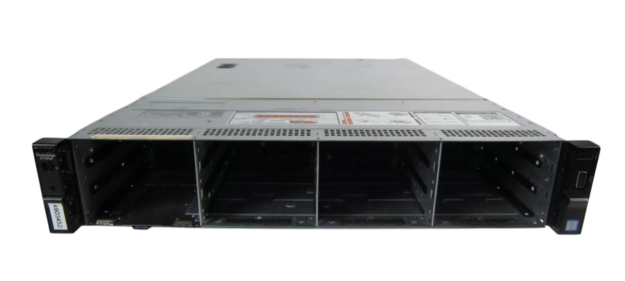 Dell PowerEdge R730xd 2X Intel Xeon E5-2620 v3 @ 2.40GHz 64GB PERC H730 No HDD