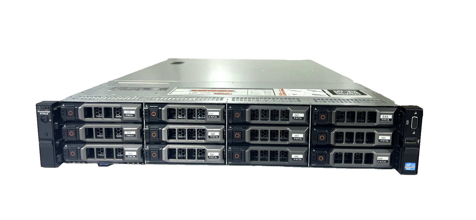 Dell Poweredge R720xd 12LFF 2x Xeon E5-2680v2 2.8GHz 20-Cores, 128GB, H710P NOHD