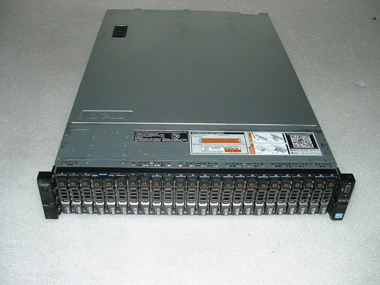 Dell Poweredge R720xd 2x Xeon E5-2690 v2 3GHz 20-Cores  256GB  H710  26x Trays