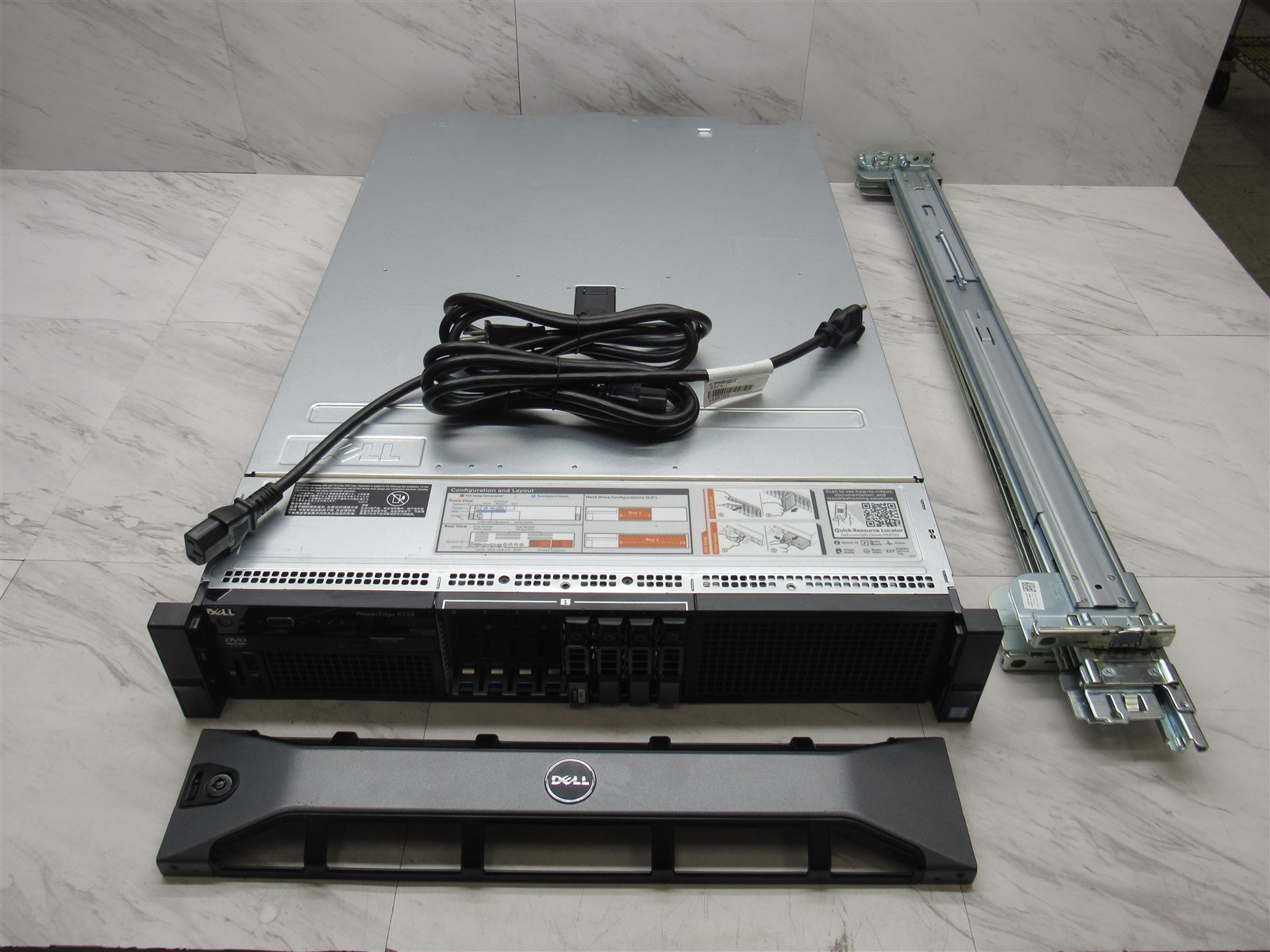 Dell PowerEdge R730 Server 2x Intel Xeon E5-2683 v4 2.10 GHz 224GB RAM w/ Rails