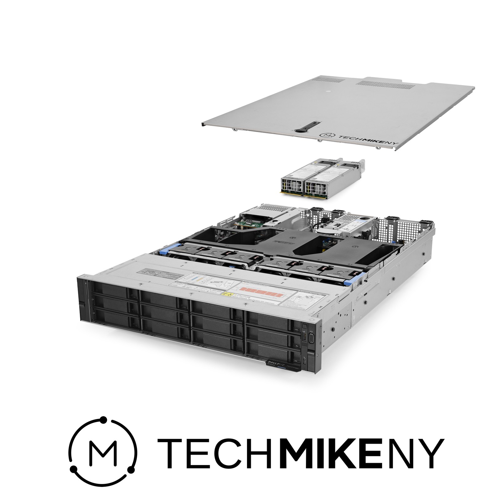 Dell PowerEdge R750xs Server 12-Bay LFF 3.60Ghz 16-Core 192GB RAM 14x Caddies