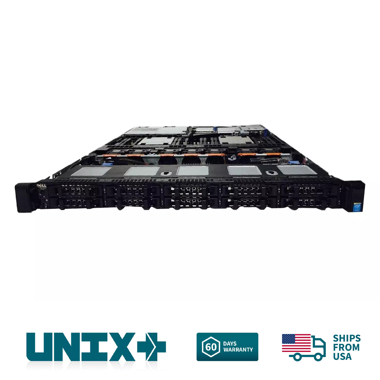 Dell PowerEdge R630 10 Bay SFF 2x E5-2690 V3 2.60GHz = 24 Cores 128GB DDR4 H730