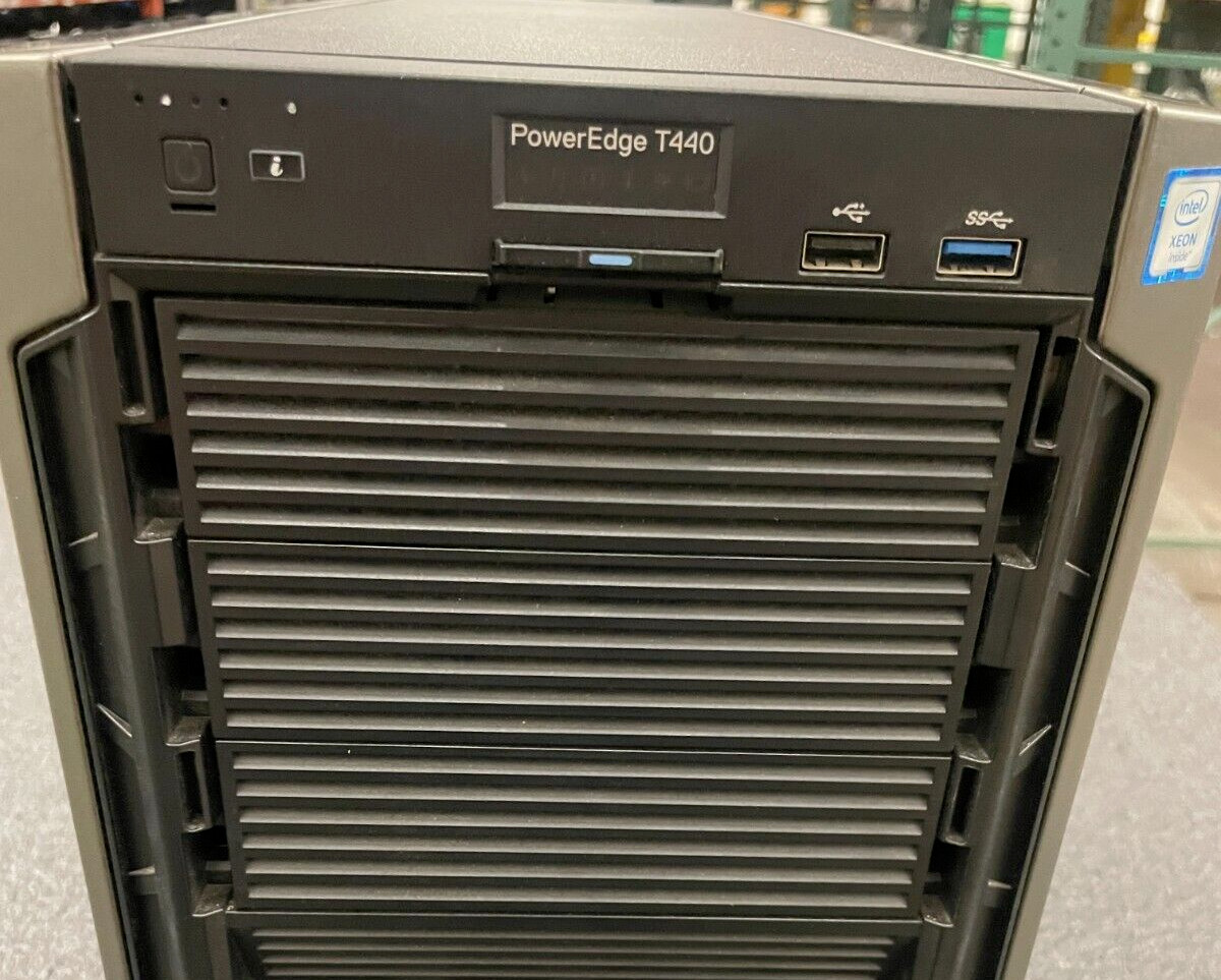 DELL T440- 16 x SFF – 2 x GOLD 5120 Xeon Procs- 512GB- H730P- 16 x 2TB- 2x PSU