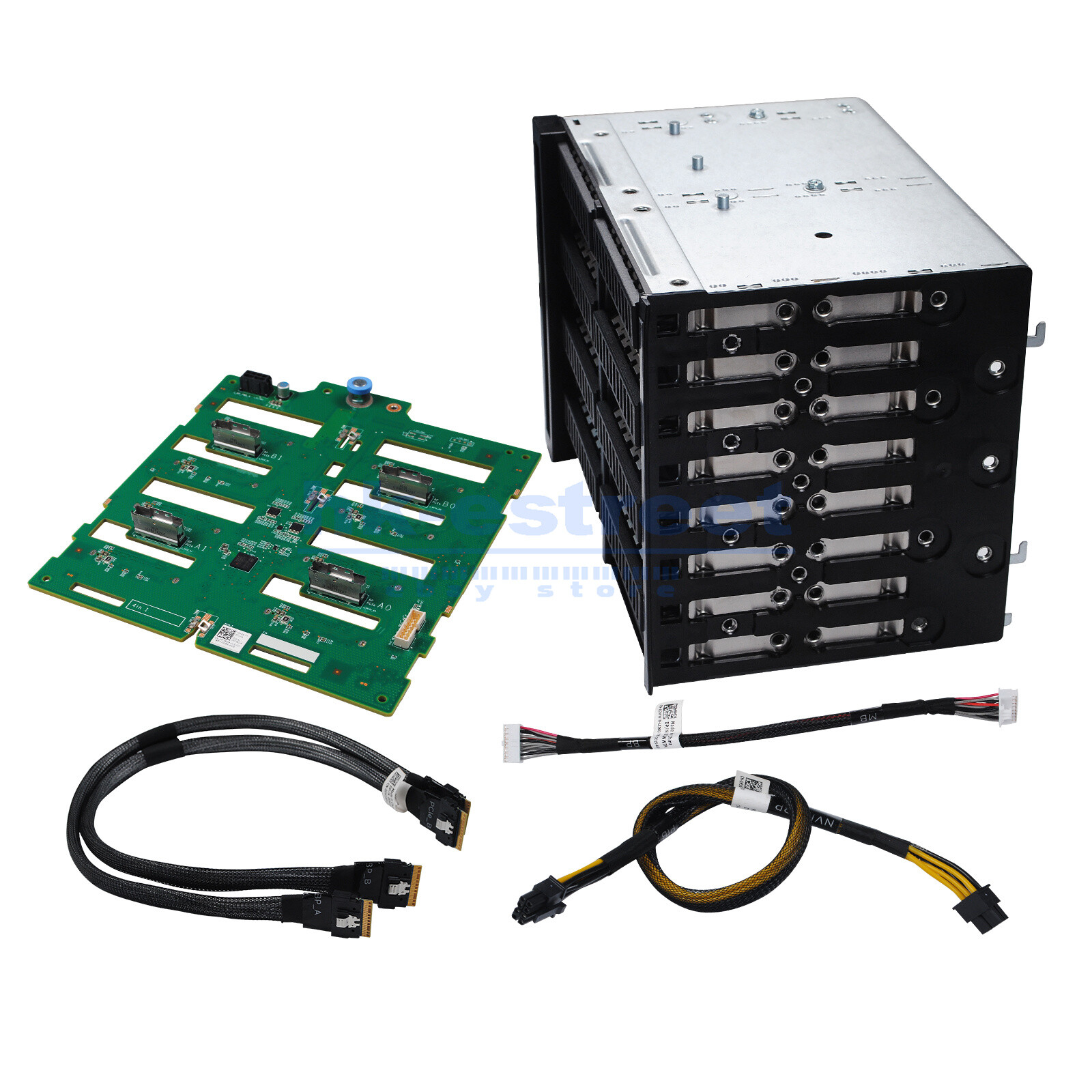 Dell Poweredge T640 8*2.5 Nvme U.2 HDD Backplane Cage Upgrade Kit PX52P P78D4