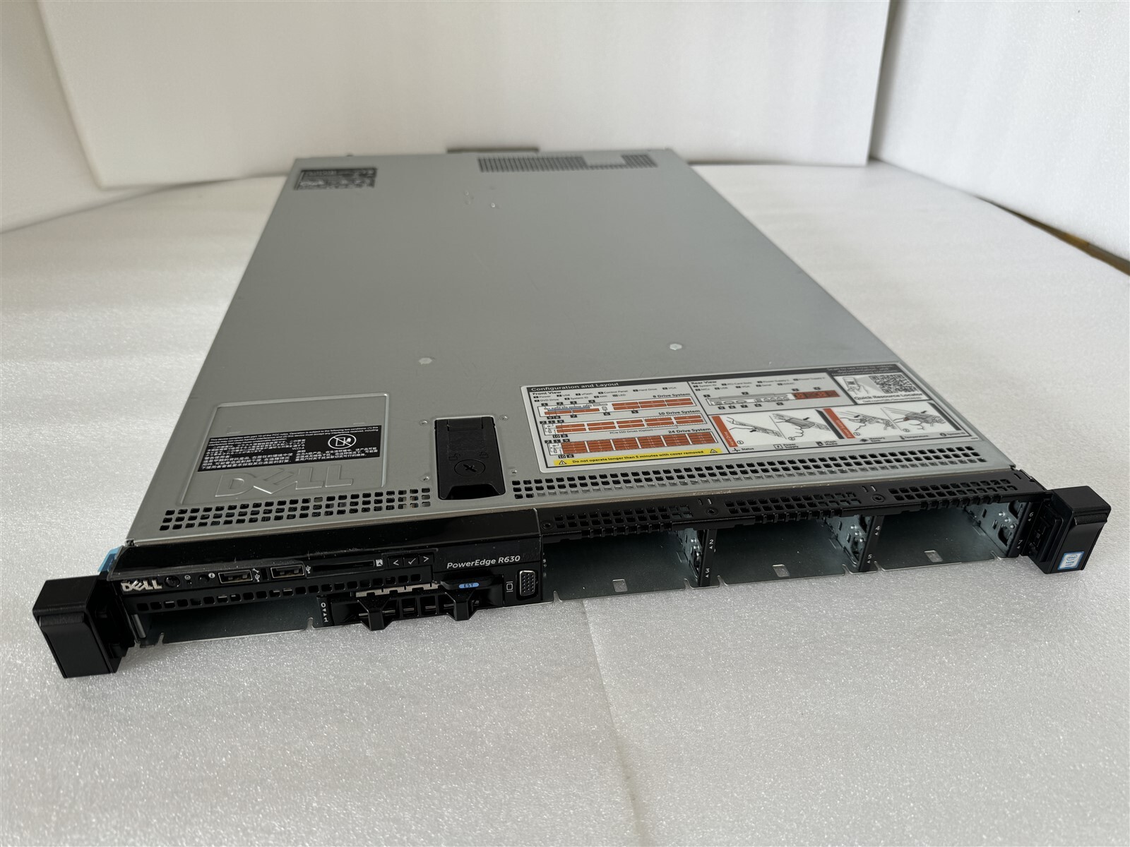 DELL POWEREDGE R630 8SFF BAREBONE CTO CHASSIS NO CPU NO RAM NO HDD