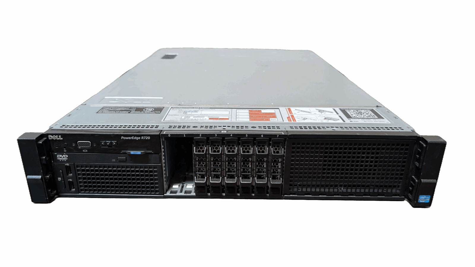 Dell Poweredge R720 8SFF 2.5″ 2x Xeon E5-2690 v2 3GHz 20-Cores | 384gb | H710