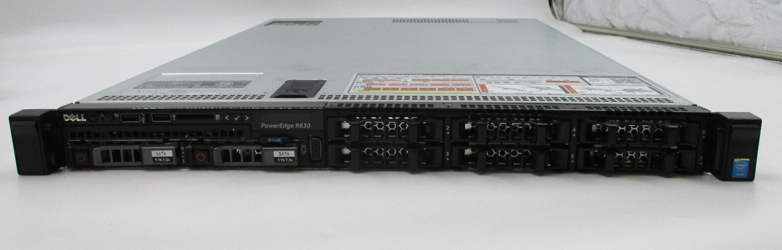 Dell PowerEdge R630 8SFF 2xE5-2680V3 24Core 256GB RAM H730 2x10Gb RJ-45 2x1100W