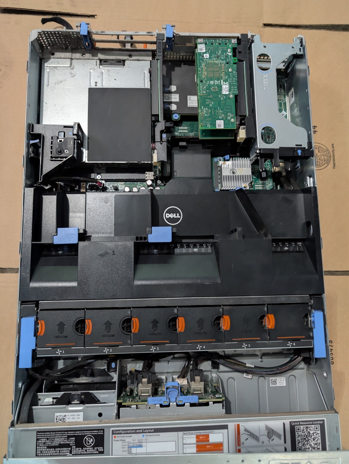 Dell PowerEdge R720 Server 2.5, 2 X E2620, 2.0ghz, 64GB IDRAC Enterprise No HDD