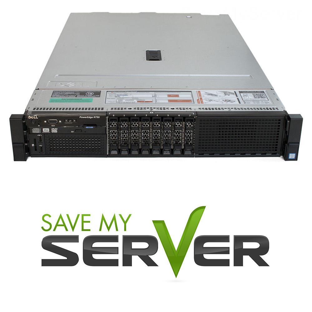 Dell PowerEdge R730 Server | 2x E5-2630 V4=20 Cores | H730p | Choose RAM/ Drives