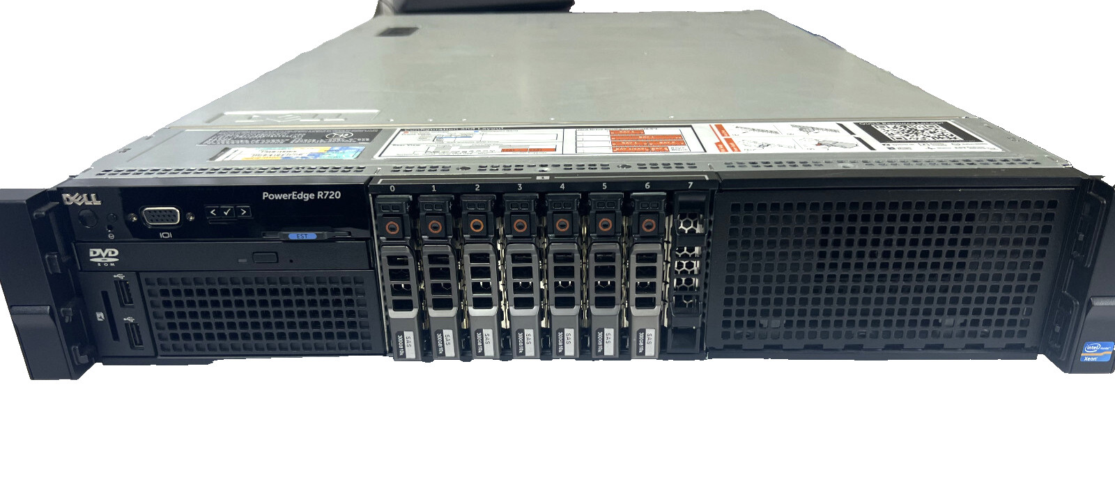 Dell Poweredge R720 Server 2x E5-2609 2.4GHz, 16GB MEM,6X  300GB HDD NO OS
