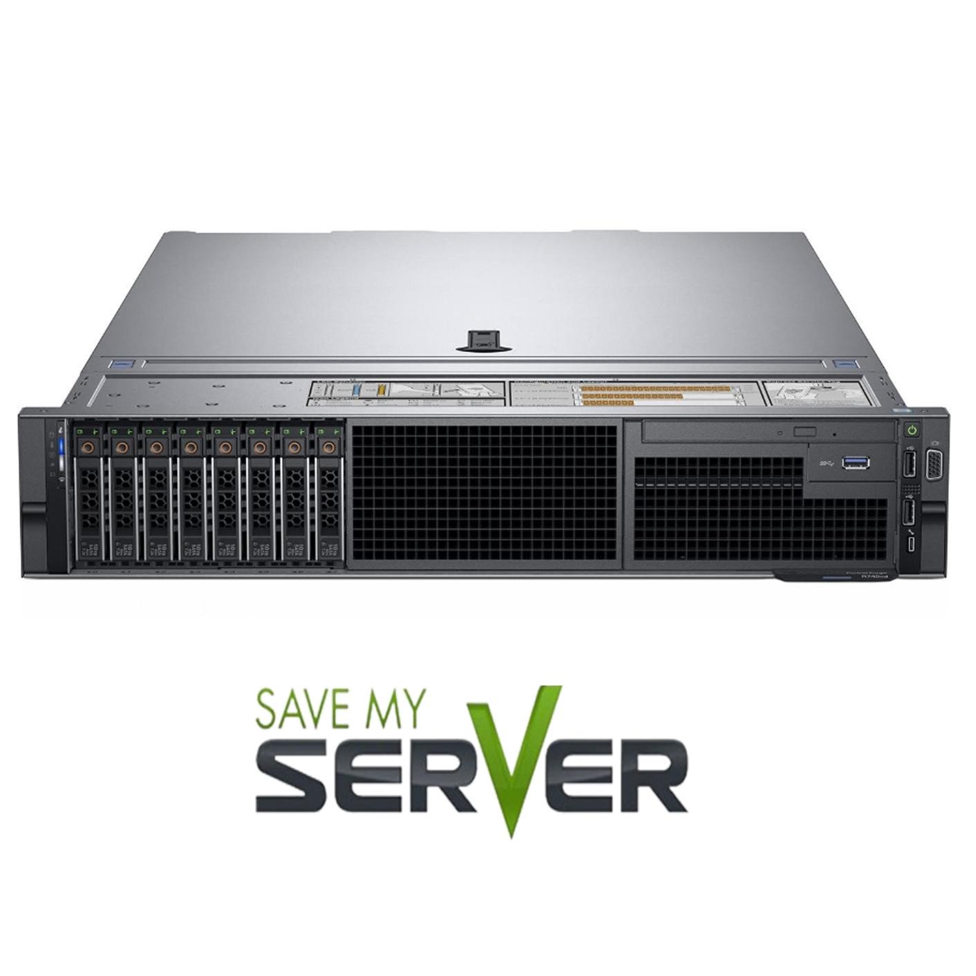 Dell PowerEdge R740 Server | 2x Gold 6138 – 20 Core | H730p | Choose RAM/ Drives