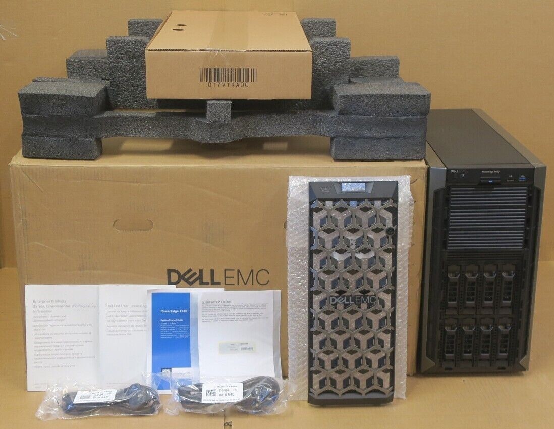 NEW Dell PowerEdge T440 2x 2nd Gen Scalable CPU 16-DIMM 8-Bay CTO Tower Server