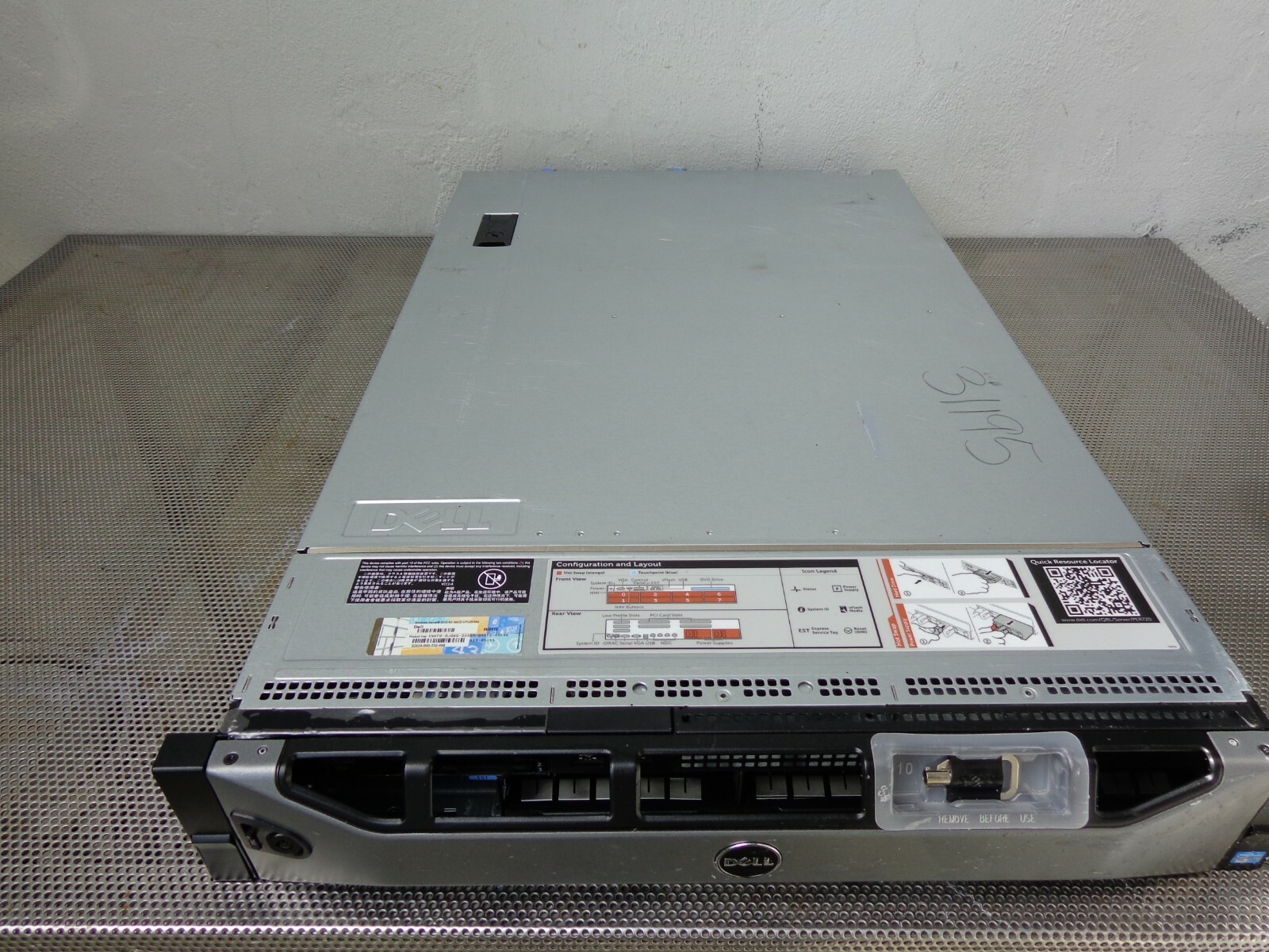 Dell PowerEdge R720 Server 2x 2.50GHz 24GB RAM DVD (No HDD) GEN-2