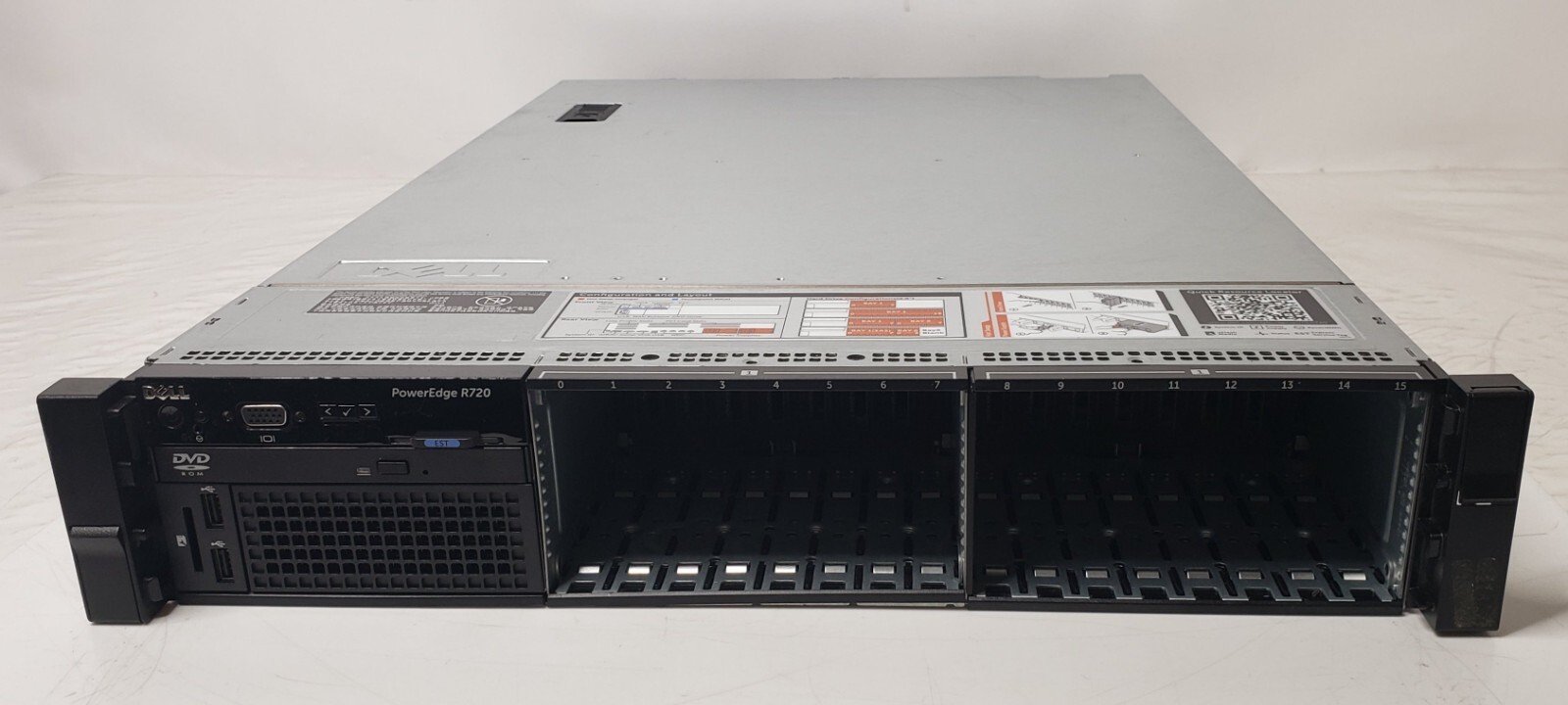 Dell PowerEdge R720 Dual Intel Xeon E5-2697 v2 @2.70GHz 128GB RAM No HDD H710P
