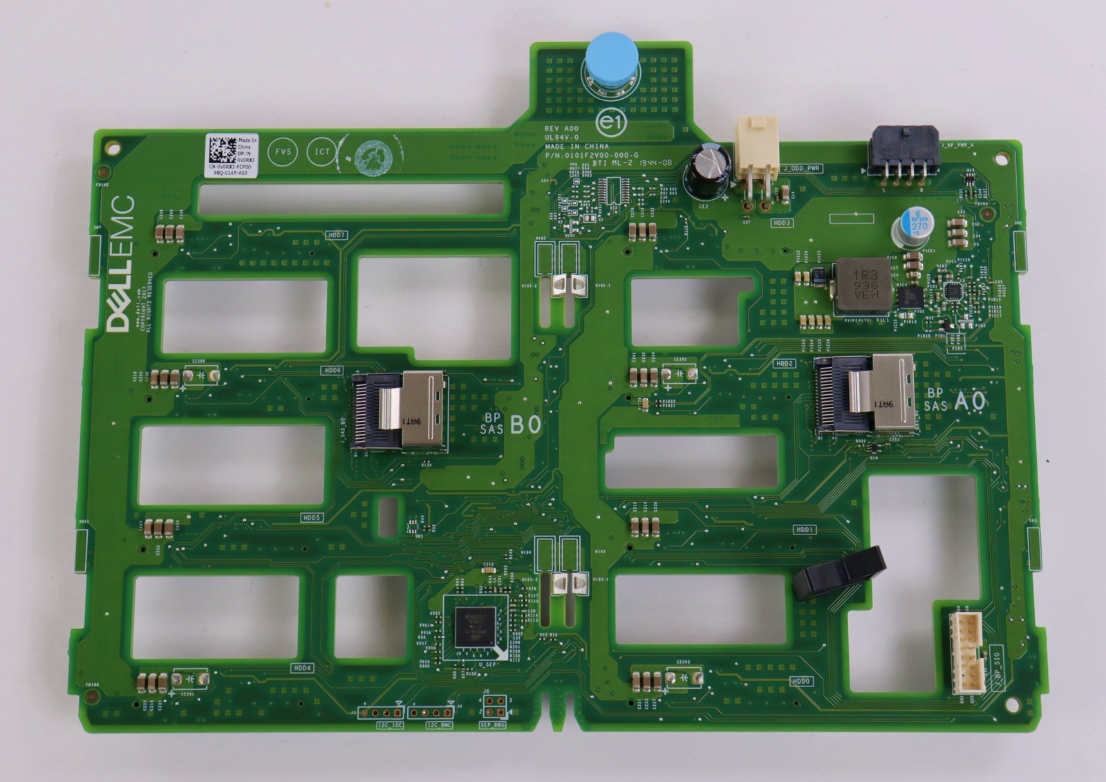 Dell Poweredge T440 8-Bay 3.5″ HDD Backplane V0RX3