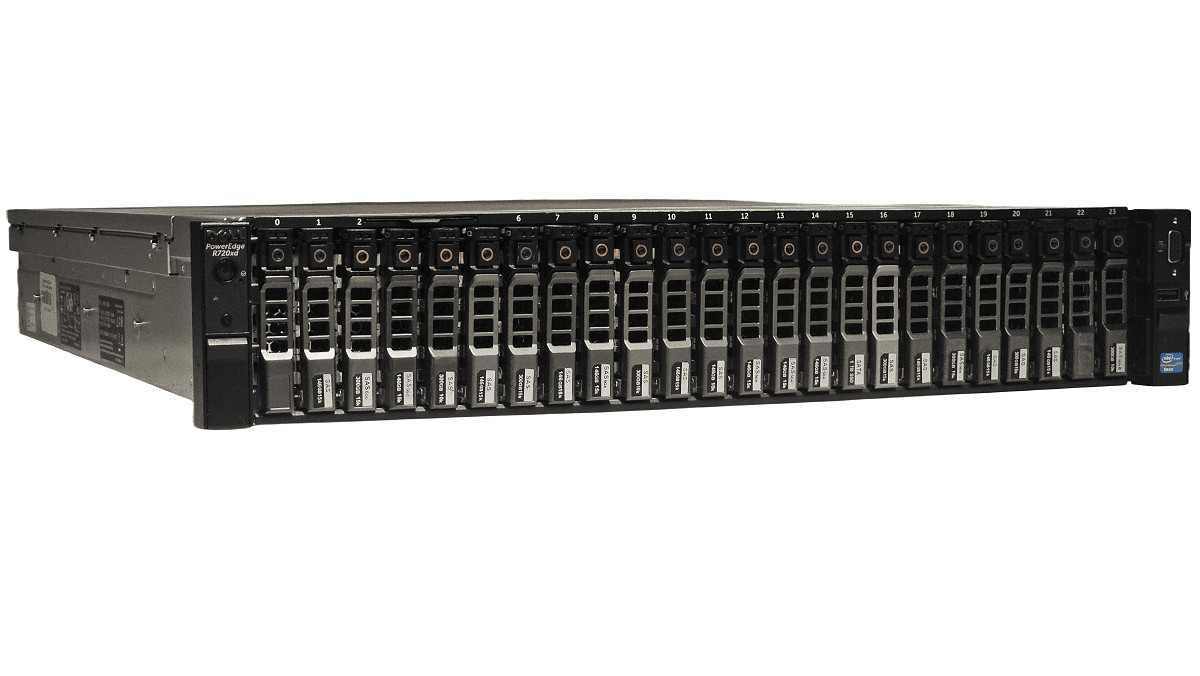 Dell Poweredge R720xd 26-Bay SFF 2x Xeon E5-2680 v2 2.8GHz 20-Cores 512GB H710