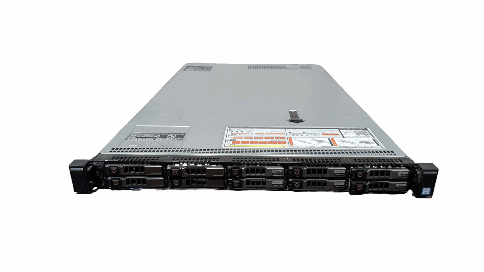 Dell Poweredge R630 2x E5-2698 v4 2.2ghz 40-Cores 128gb Raid 10x Trays 2x 750w