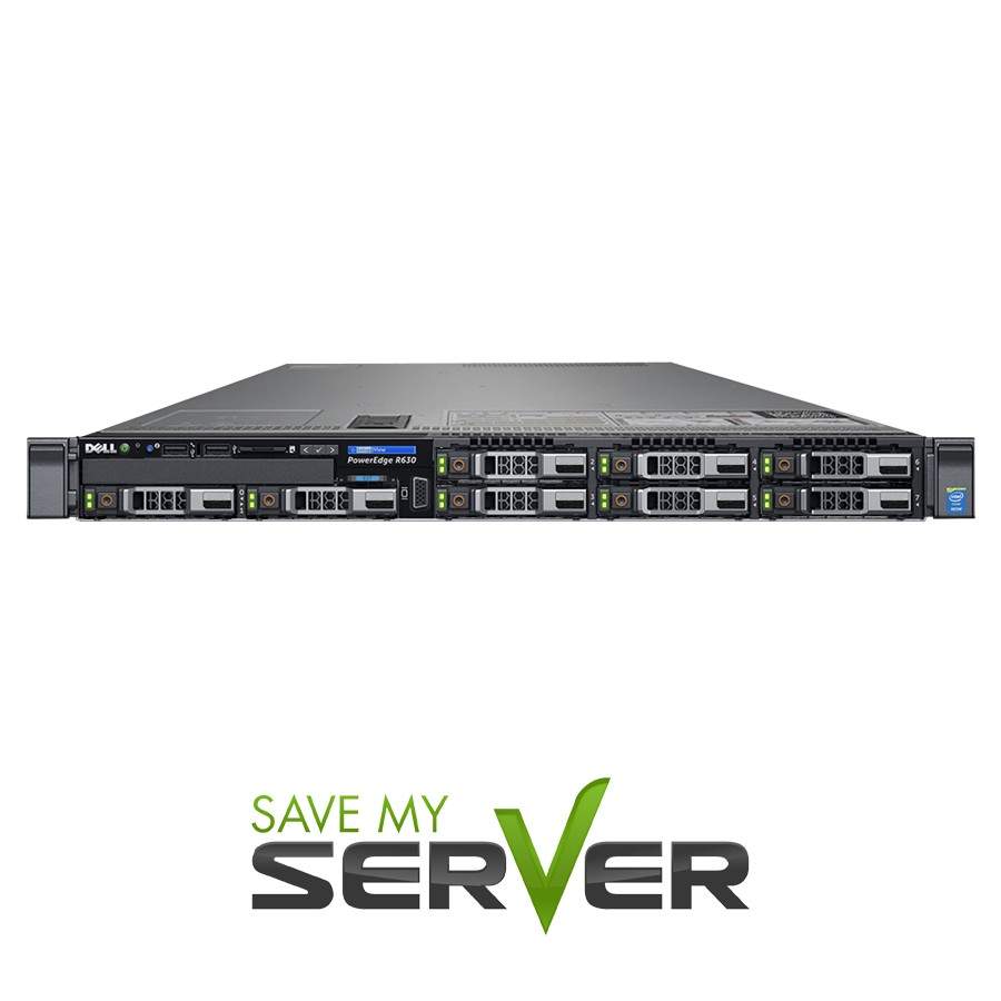 Dell PowerEdge R630 Server | 2x E5-2660 V3 2.6Ghz = 20 Cores | 64GB | 8x Trays