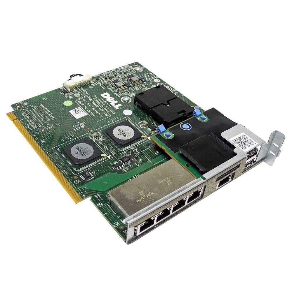 DELL PowerEdge R910 Riser Board 4x Ethernet, 2x USB Ports + SD Card Reader 0Y…