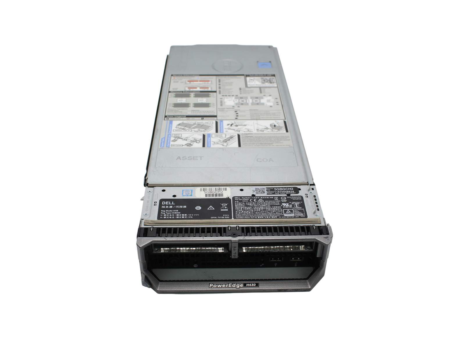Dell Poweredge M630 2Bay 2.5″ Blade Server 1x Cpu1 Heatsink