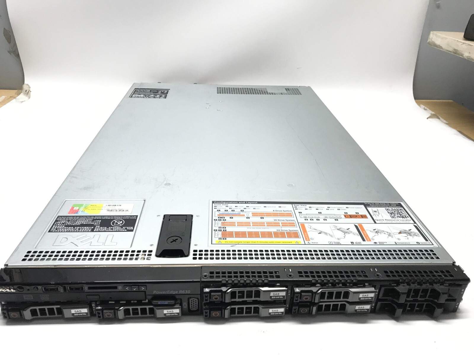Dell PowerEdge R630 Server 2xE5-2623v3 3.0GHz 16GB RAM 2x750W Damaged Chassis