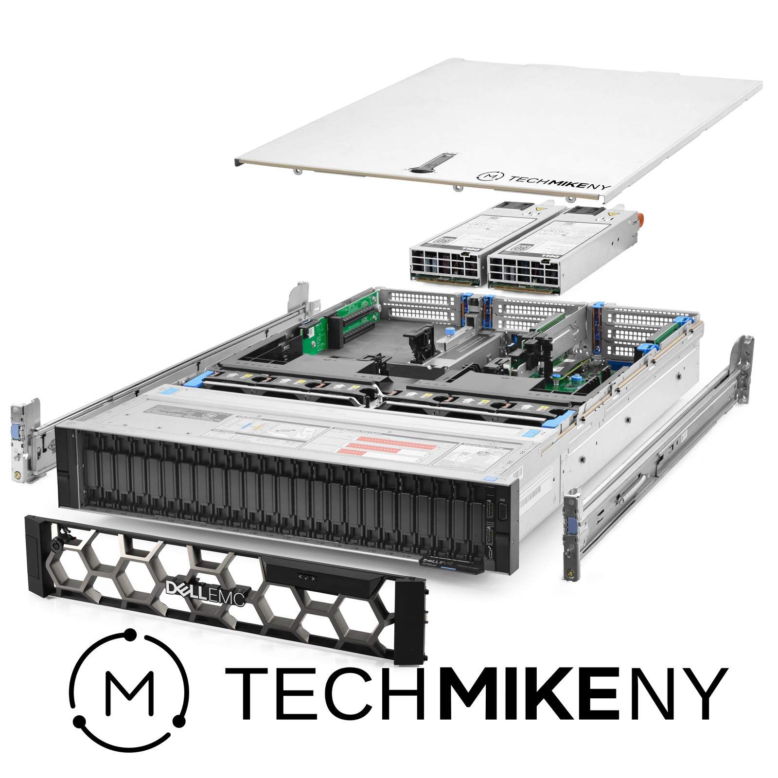 Dell PowerEdge R740xd NVMe Server 2.70Ghz 56-Core 768GB RAM 33TB Storage Rails