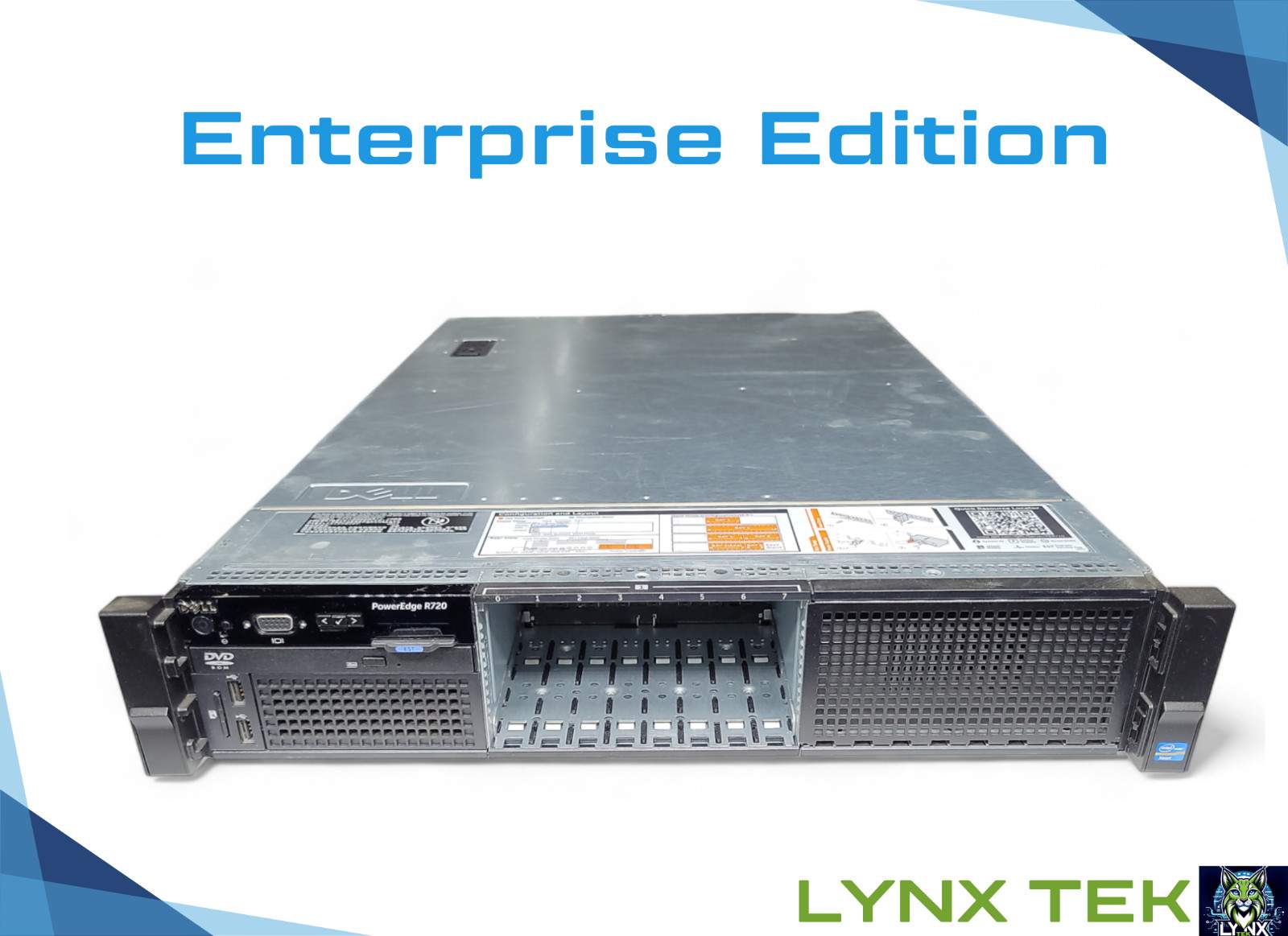 Dell PowerEdge R720 8-SFF 2x E5-2697 v2 =24 Core 128GB 0 or 4x 1.2TB HD H710P