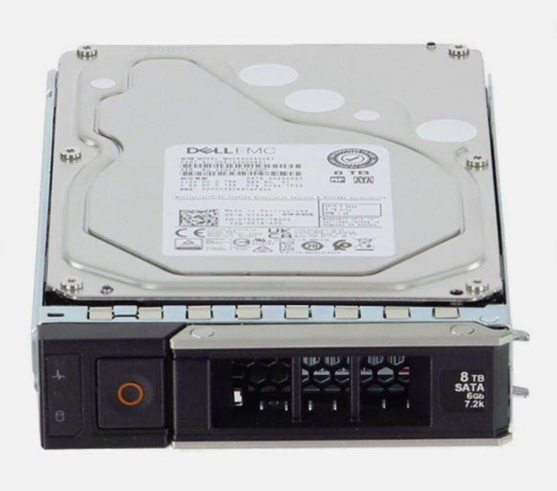 NEW Dell 8TB 7.2K SATA 6G 512e 3.5″ Hard Drive HDD T5XR5 + 14/15/16th Gen Caddy