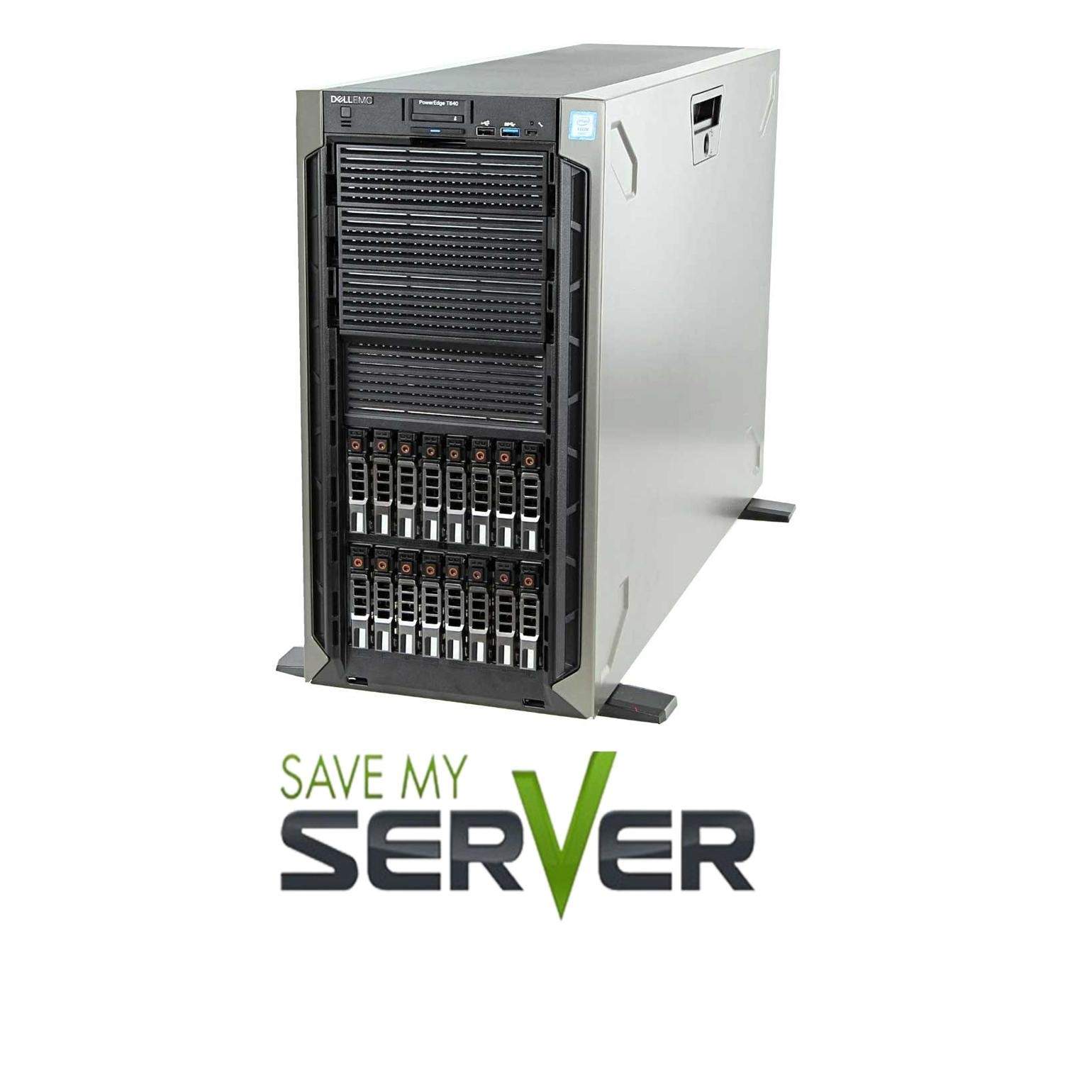 Dell PowerEdge T640|2x Gold 6148 -20 Core|H740p|Choose|RAM/ Drive