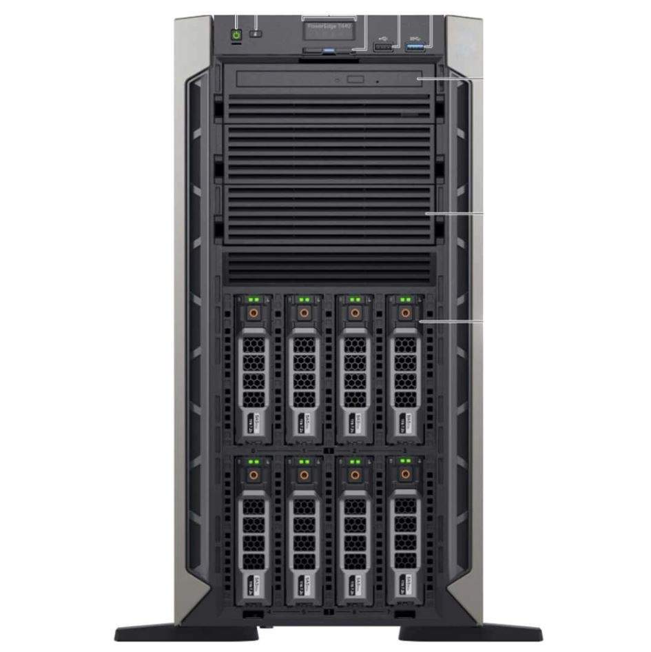 Dell PowerEdge T440 8×3.5″ 2xGold 5222 32GB 2x480GB SSD H330+ iDRAC9