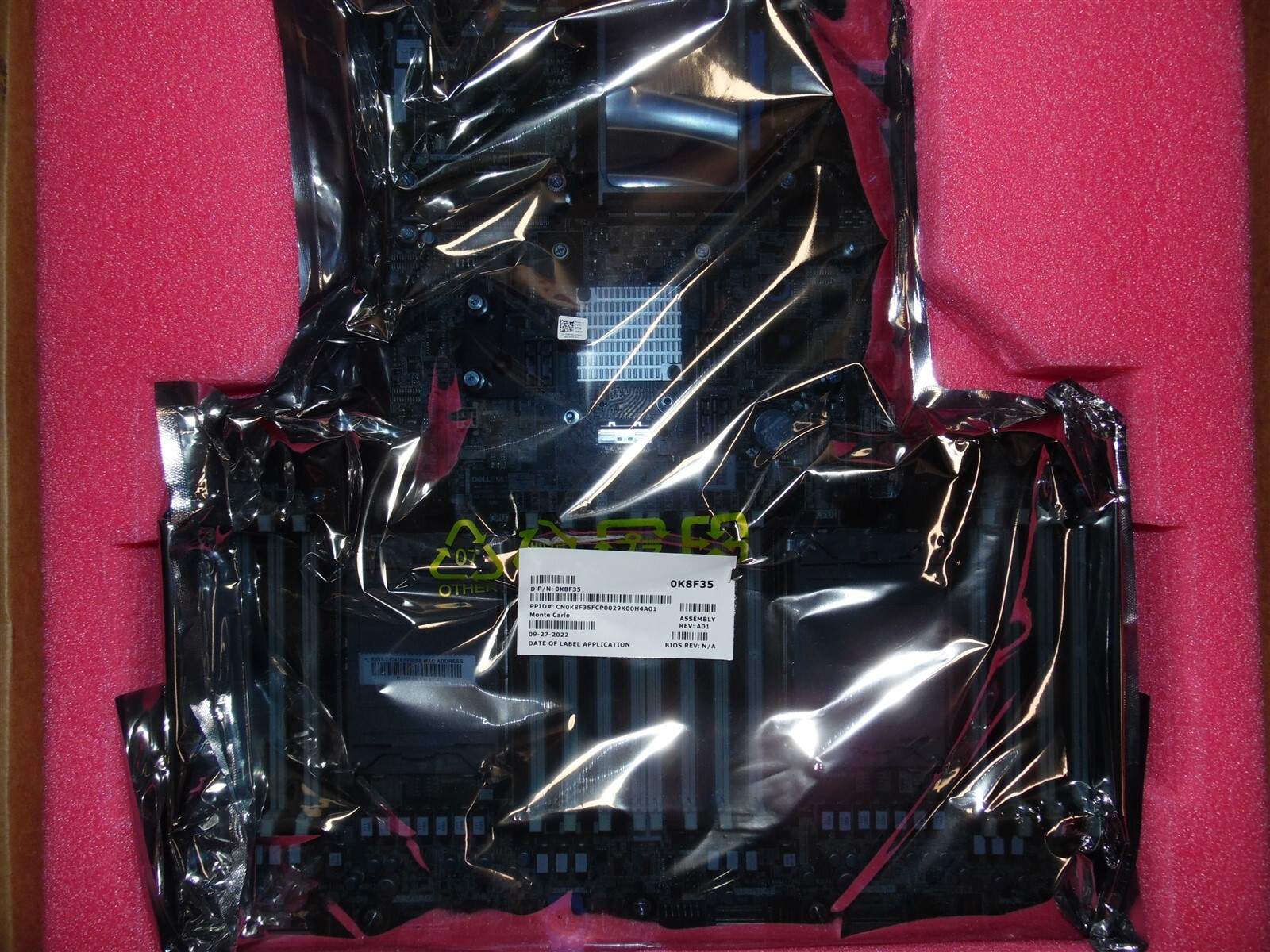 DELL EMC POWEREDGE R750 SERVER MOTHERBOARD SYSTEM MAIN BOARD 1J4WF