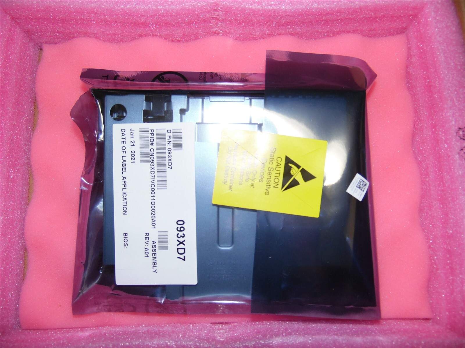 DELL POWEREDGE SERVER T640 TOWER FRONT STATUS CONTROL PANEL ASSEMBLY 93XD7 T3DJC