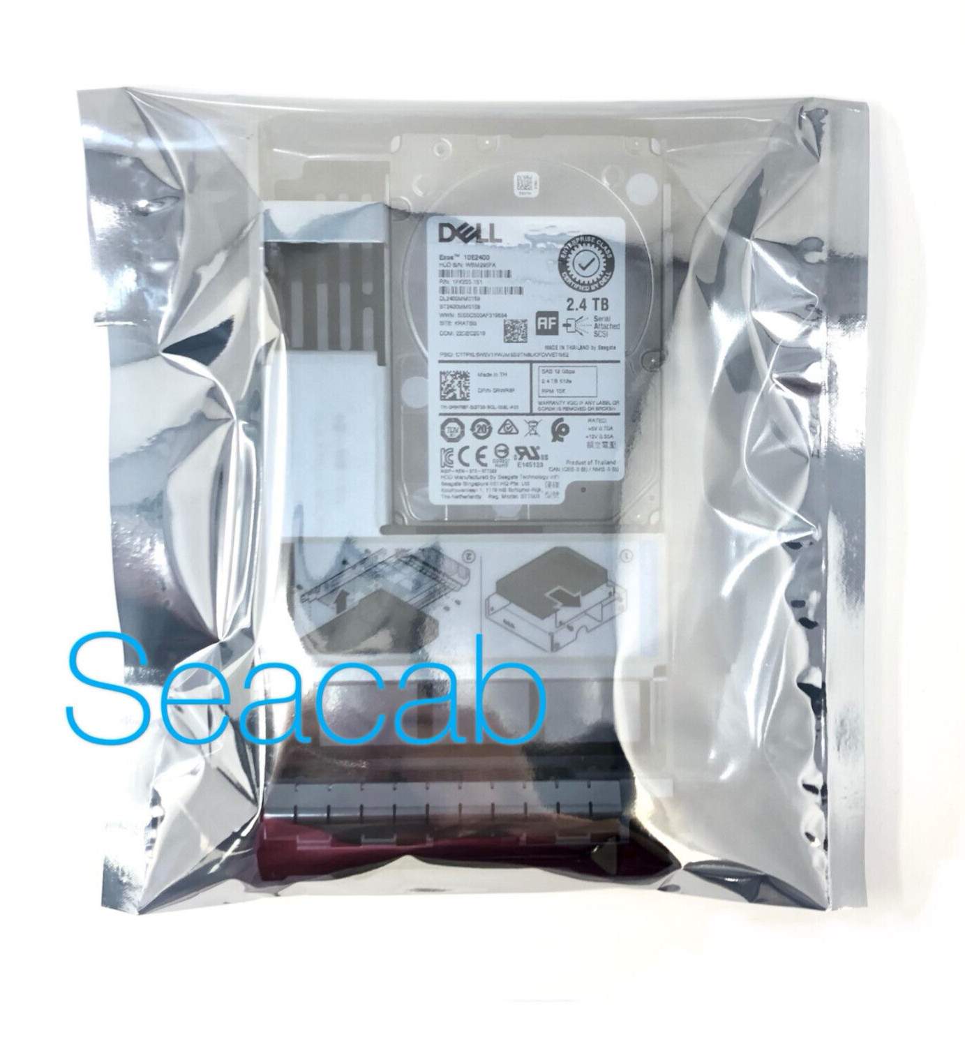 Dell 2.4TB 10K SAS 3.5″ Hybrid Hard Drive PowerEdge T340 T440 T640 – Brand New