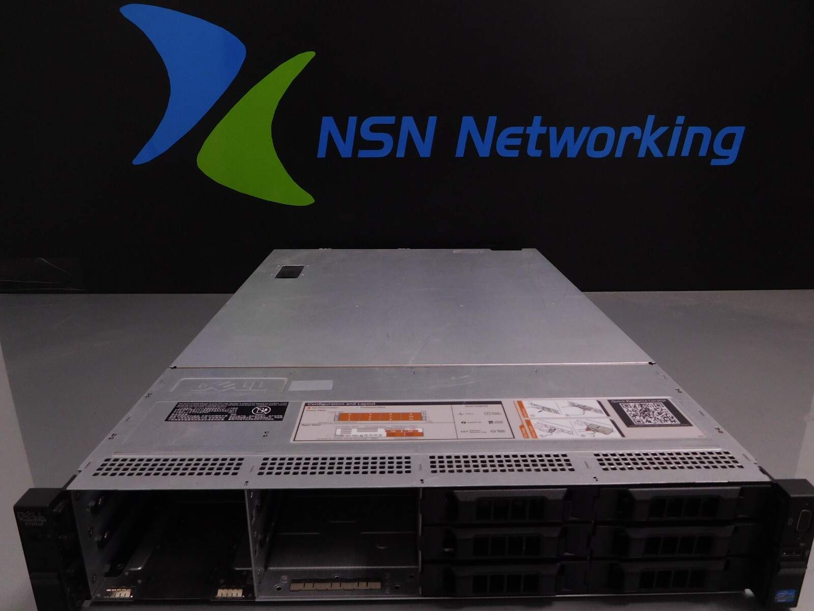 Dell PowerEdge R720XD Server 2x Intel Xeon E5-2620 2.00ghz 32GB RAM 2x PSU NO HD