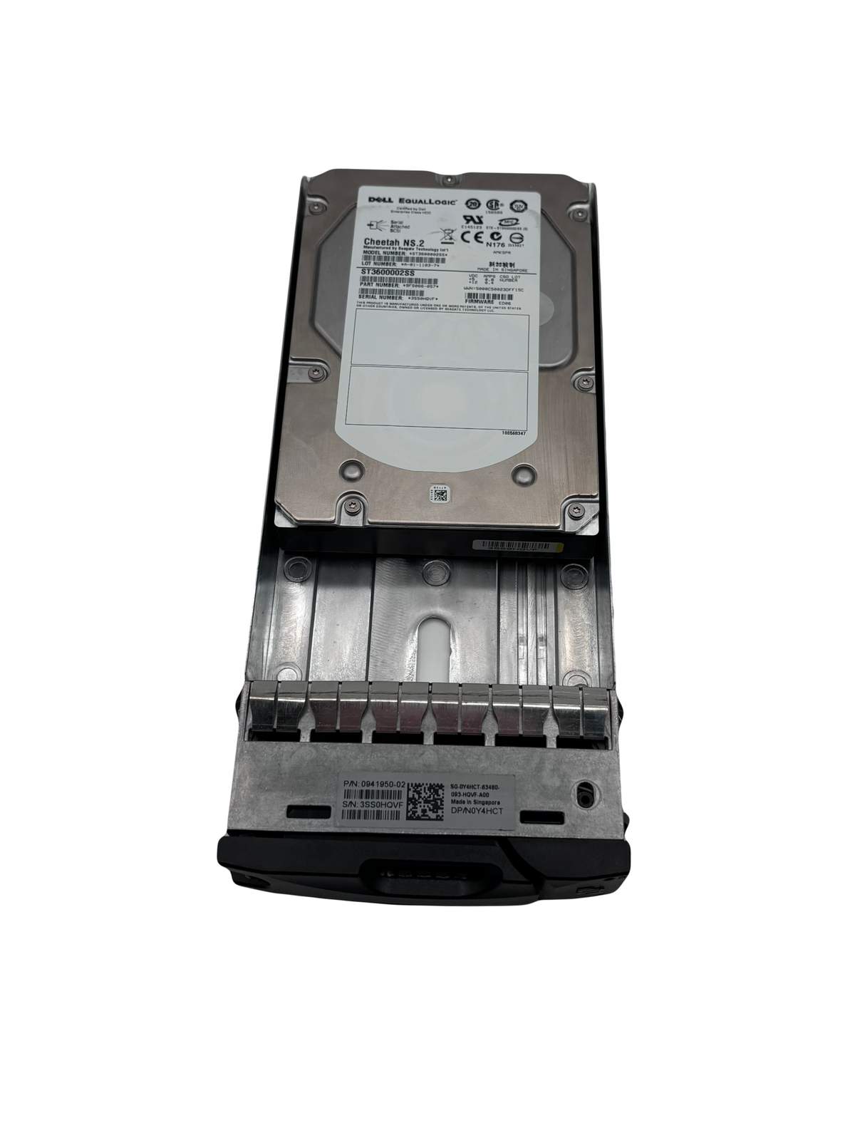 Dell Y4HCT Equallogic 600GB SAS 10K 3.5″ 6GBs Hard Drive 9FS066-057