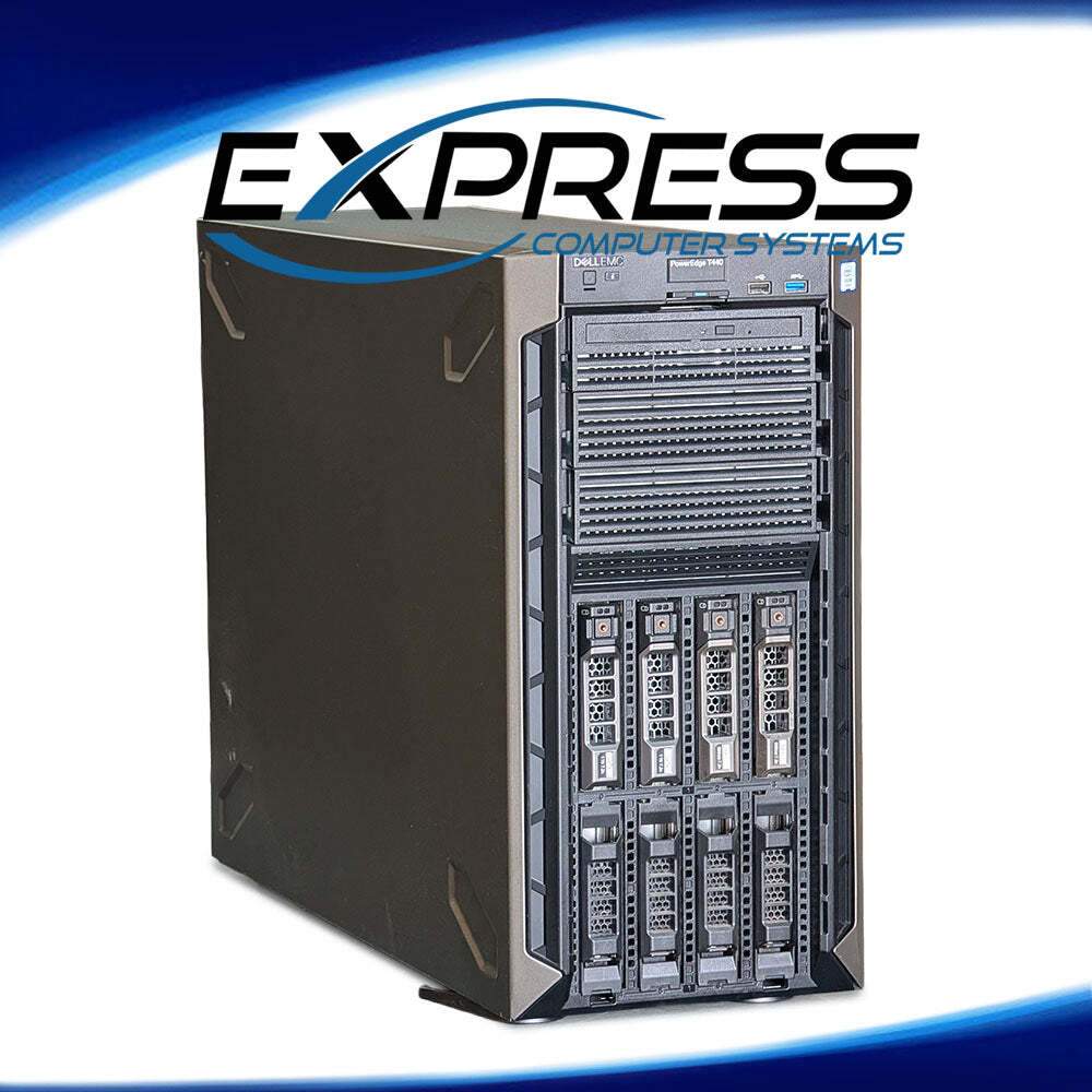 Dell PowerEdge T440 8-Bay 1x Gold 5215 2.5Ghz 10C 128GB 4x 8TB HDD 2x 120GB SSD