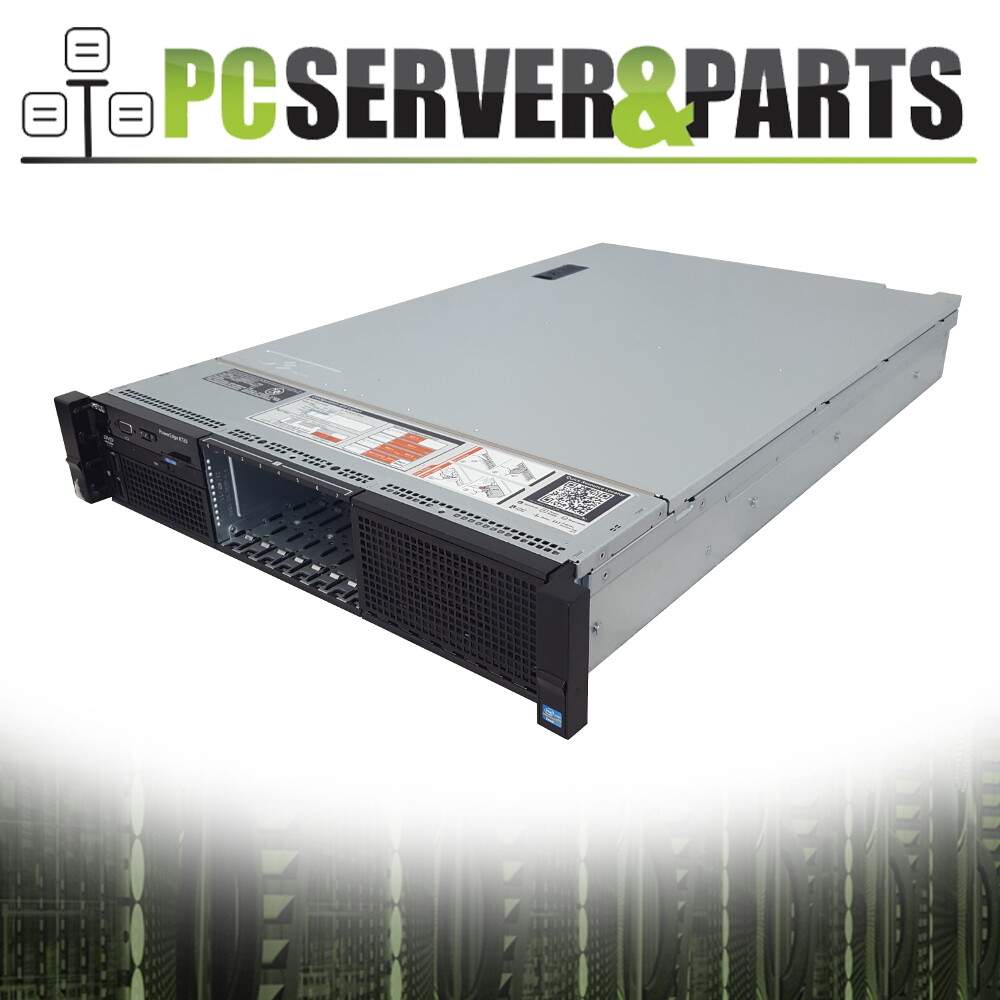 Dell PowerEdge R720 2.5″ Server, 2x 2.5GHz 10Core E5-2670V2, 128GB 4x Trays H710