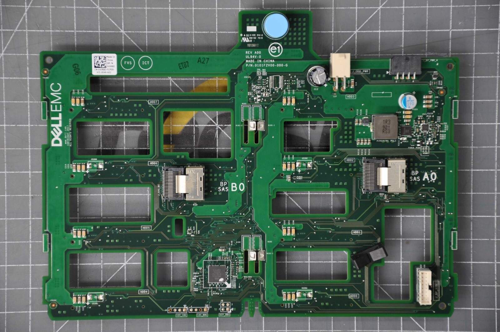 DELL POWEREDGE T440 T640 8 X 3.5″ SAS BACKPLANE V0RX3