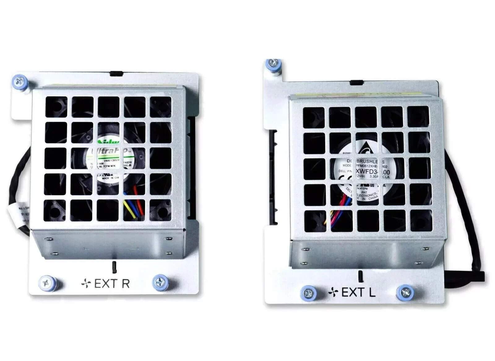 Dell Poweredge T640 GPU Upgrade Expansion Left & Right Fans K22DD 8DF31 US Stock