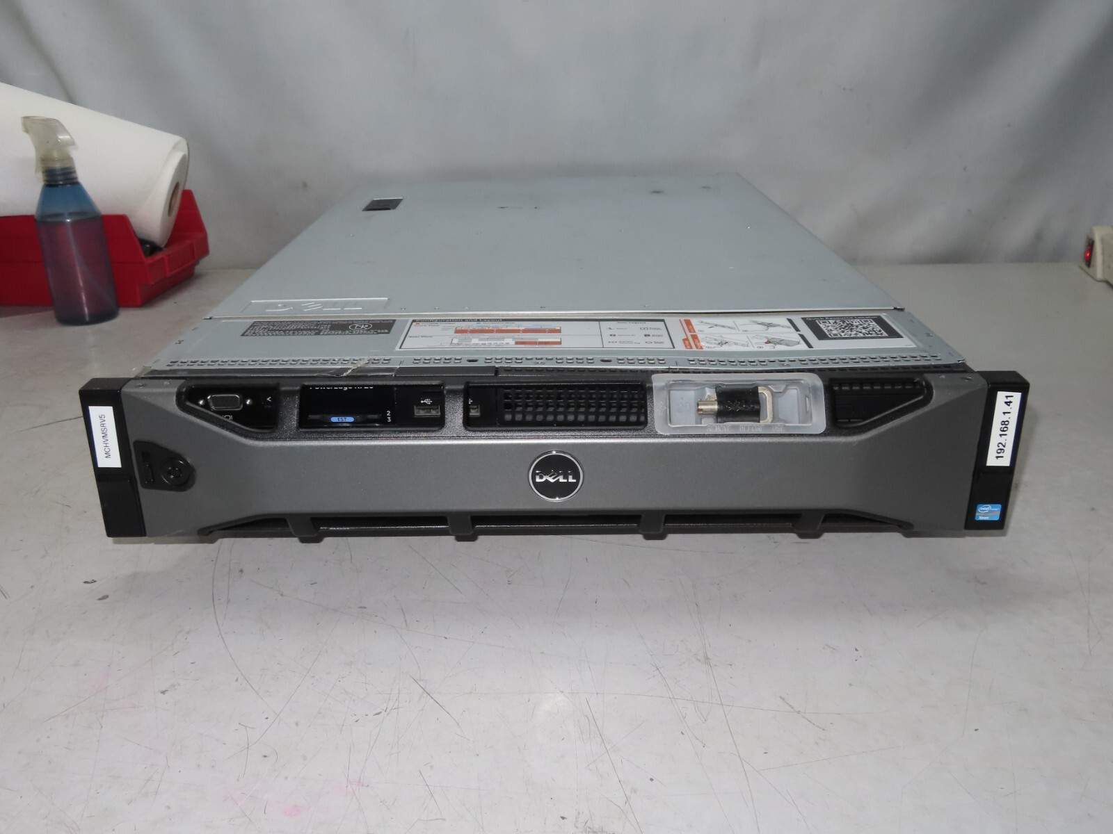 Dell PowerEdge R720 Server CPU E5-2690 3.00 GHz RAM 384GB PS 06W2PW ST: HF00FZ1