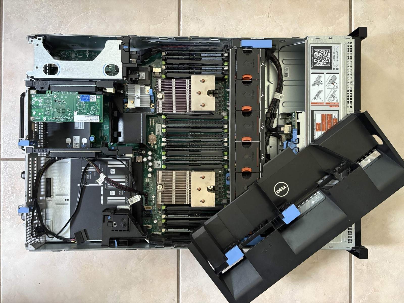 Dell PowerEdge R720 Server 2X E5-2690 2.90Ghz 16-Core 192GB H710 1x1TB HDD