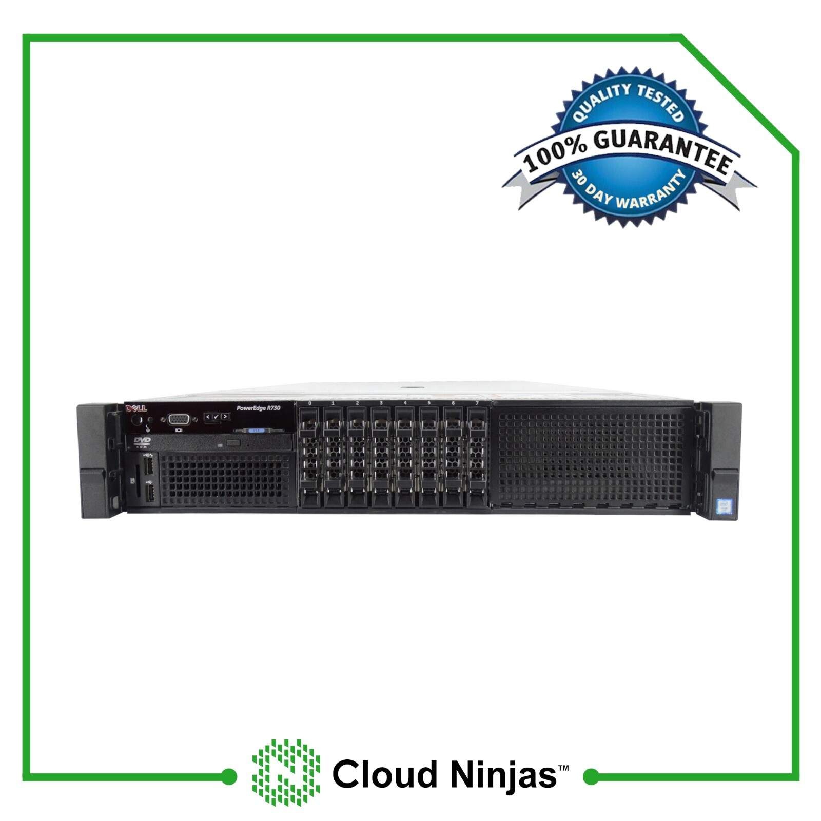 Dell PowerEdge R730 SFF Hot Swap 8 Bay CTO No RAM No CPU No Raid  2x750W PSU