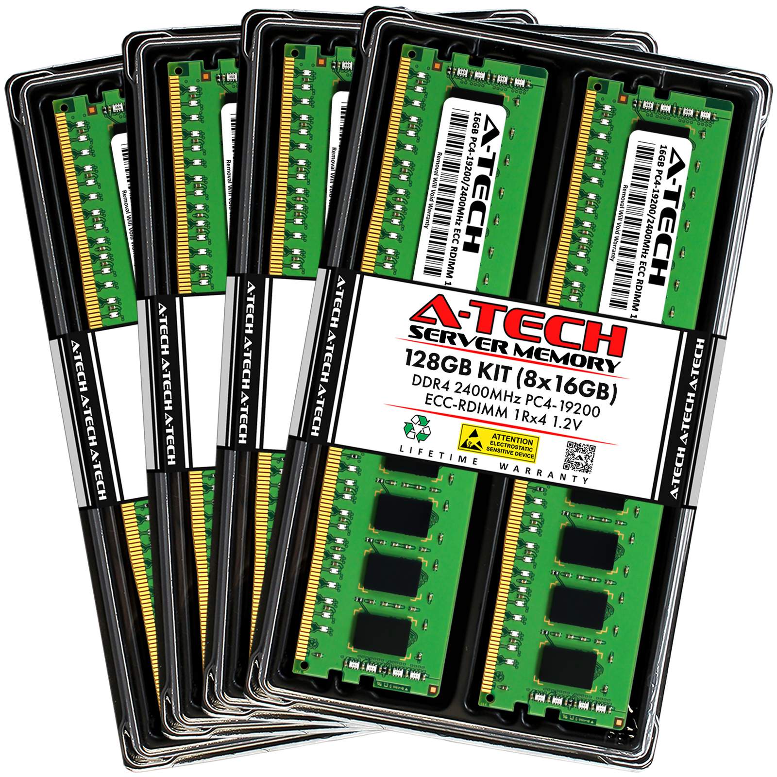 128GB 8x 16GB PC4-2400 RDIMM Dell PowerEdge C6420 R630 R740 T630 T640 Memory RAM