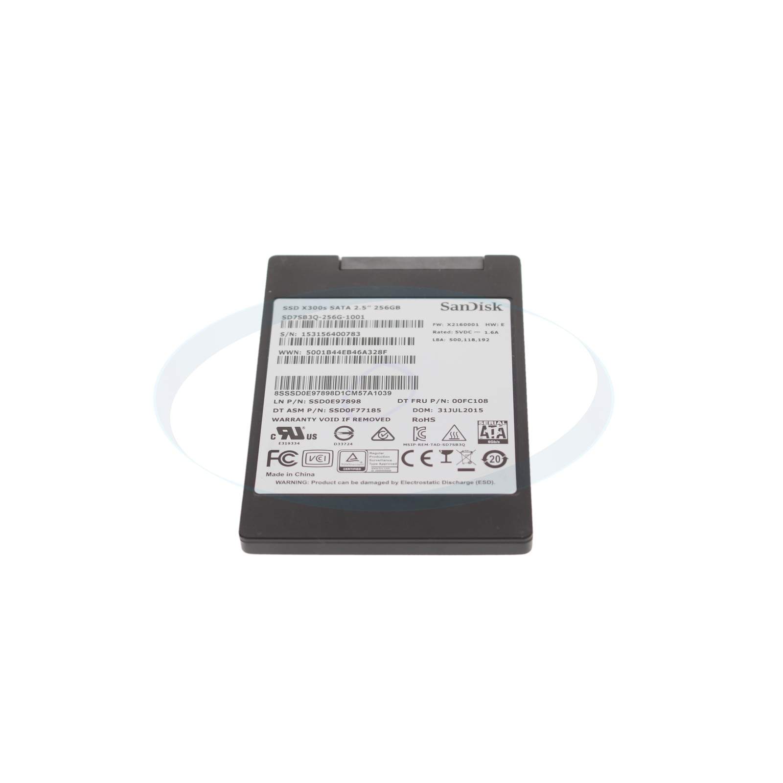 Lenovo 00FC108 256GB 6G 2.5″ SATA Solid State Drive